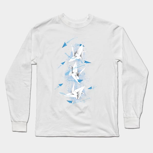 Paper Wars Long Sleeve T-Shirt by AMDesigns